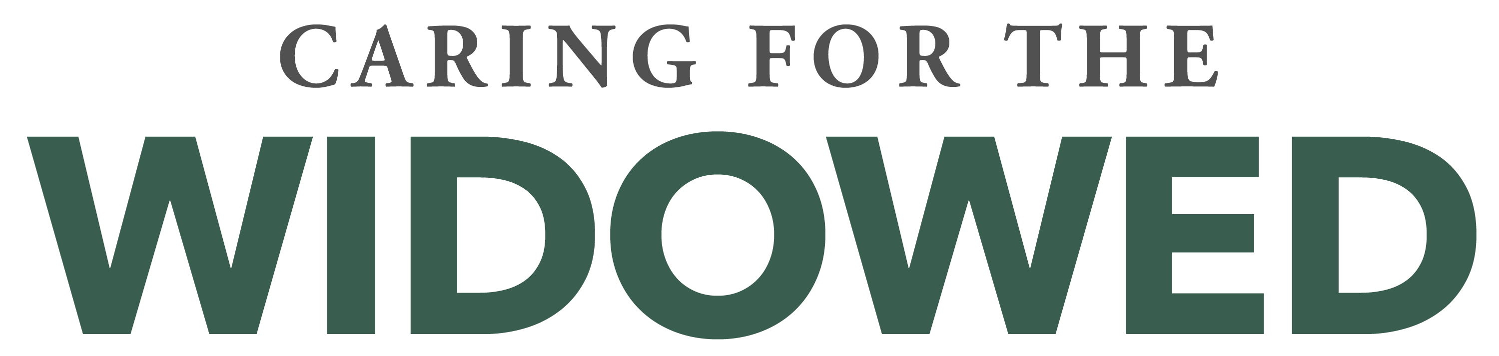 Caring For the Widowed Logo