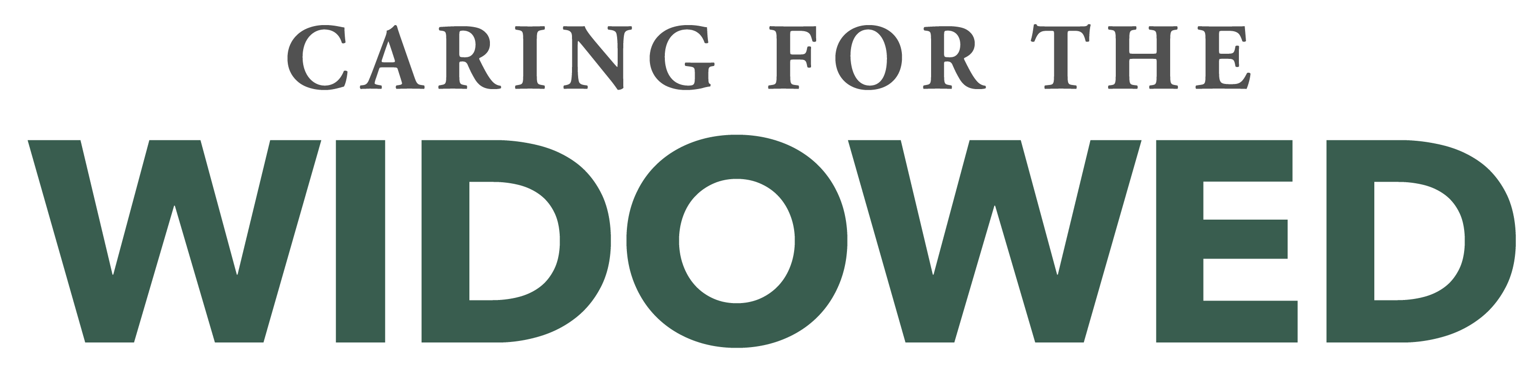 Caring For the Widowed Logo Caring For the Widowed Logo
